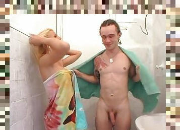 Hot Trannies Showering Together