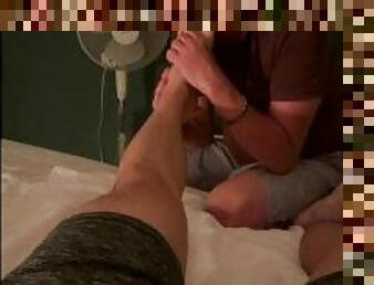 A foot massage plus a little something…