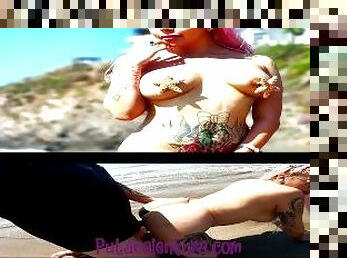 SEXO EN PLAYA PUBLICA CON LA GUERA CACHONDA KITTY ANN