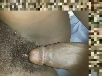 Extreme Close up fuck hairy creamy pussy, Sex with the African Princess.