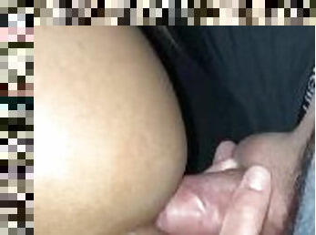 asiatisk, far, fisse-pussy, amatør, anal, kæmpestor-pik, creampie, synsvinkel, sperm, knepning-fucking