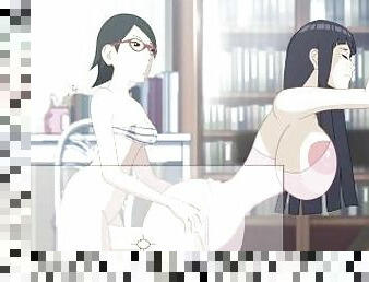 Sarada Uchiha Fucks Hinata Hyuga (Naruto)