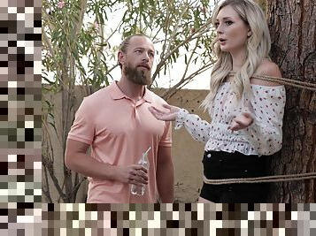 Charlotte Sins enjoys while getting fucked by her neighbor