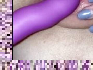 Close up of cummy pussy being vibrated xoxo