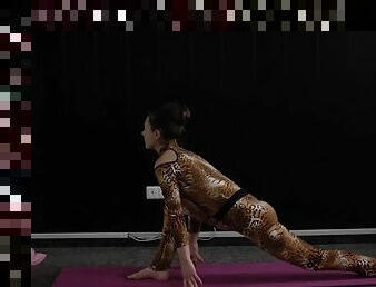 Naked gymnastics with Tamara Neto