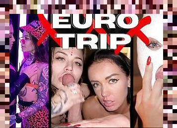 Two Euro Friends Get Fucked Like Whores