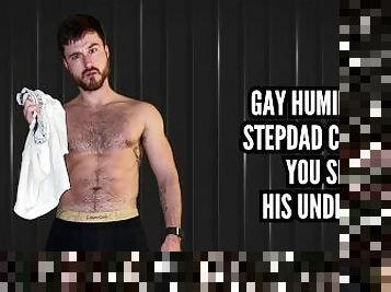 Gay humiliation - stepdad catches you sniffing his underwear