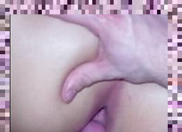 arsch, dilettant, anal-sex, immens-glied, junge, creampie, erste-zeit, beule, blondine, fest-tight