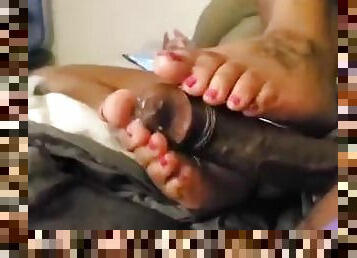 She slammed that back in them soles had the bbc dropping