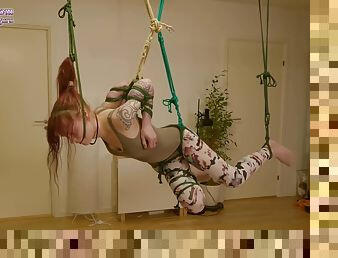 Girl In Chicken Wing (tenshi Harness) Suspension P4