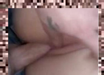 POV Fat cock in tight shaved pussy