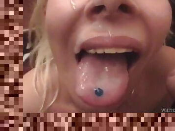Cum in mouth compilation video