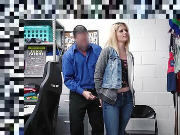 Madison Haze fucks her way out of trouble with store security