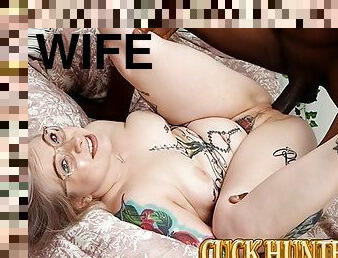 Tattooed Wife Kaiia Eve Gives Husband A Cuckold Show