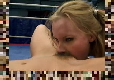 Pussy Licking Lesbian Wrestlers