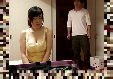 Big breasted Aoyama Nana has passionate sex in a bedroom