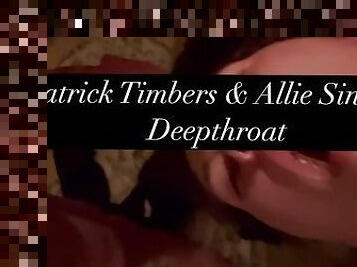 Allie Sinnz deepthroats Daddy Patrick Timbers