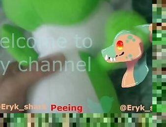 Yoshi dinosaur pee