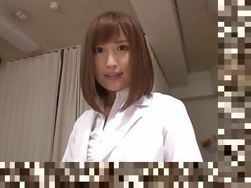 Fucking in POV with a slutty Japanese nurse - Hamasaki Mao