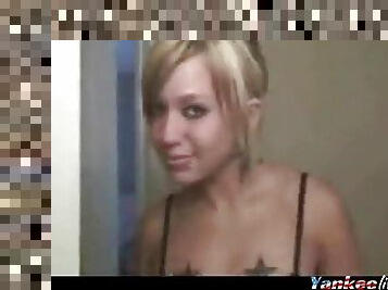 Blonde bathes and masturbates online