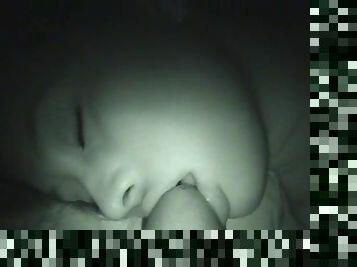Girl Gets A Blowjob And Fuck While Asleep