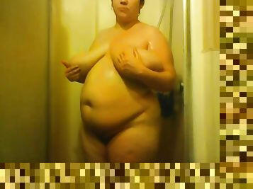 Another solo bbw shower video