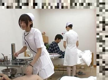 Lovely nurse Shunka Ayami makes the patient's desires come true