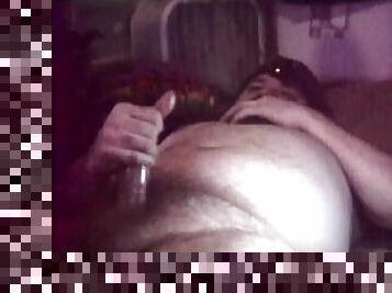 Masturbating with an old camcorder