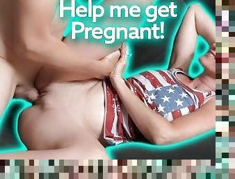 Help me get pregnant!" Sister-in-Law Breeder w/real amateur MILF Marie Clayborn