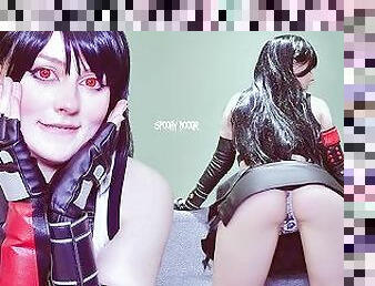 FEMDOM Role-Play: Tifa Lockhart ruined your orgasm and let you cum only if you'll wedgie yourself