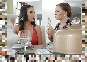 Krissy Lynn and Jade Baker crazy lesbian sex video