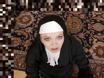 Naughty Nun Gets Caught Masturbating