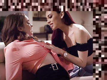 Amazing women share their lust for lesbian porn in excellent scenes