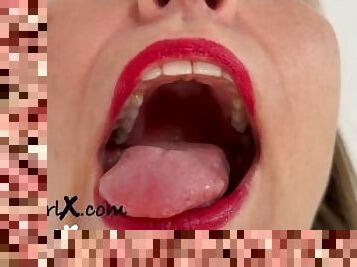 Mouth Fetish, Tounge Fetish, Giantess