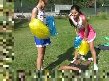 cheerleader trampling