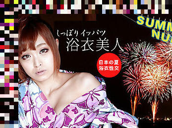 Mikuru Shina Summer Nude: Yukata Sex - Caribbeancom