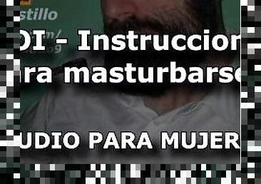 JOI #2 - Instrucciones para masturbarse (sabanas) - Audio para MUJERES - Voz de hombre - España ASMR