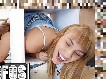 MOFOS - Angel Youngs Is A Great Housewife But She Is Better At Swallowing Her Man's Huge Dick