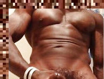 Big Black Hairy Dick Worship Hallelujah Johnson ( Jeremiah McPherson Natural Dominance Stroking BBC