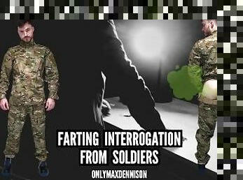 Farting interrogation from soldier