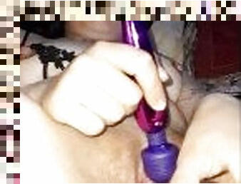 MASTURBACION EN LA VAGINA & ANAL CON VIBRADOR Y PUG