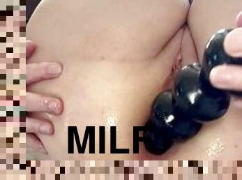 onani, amatør, anal, milf, legetøj, mor, solo