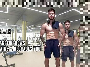 Giant growth - Gym stranger grows as he trains & degrades you