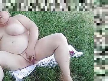 masturbating in a public park 1