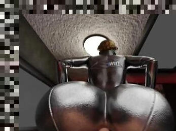 Balerina from Atomic Heart anal ride