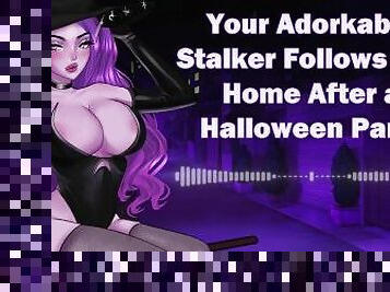 Your Adorkable Stalker Follows You Home After a Halloween Party [Audio Porn] [Sweet Yandere] [ASMR]