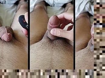 First anal orgasm - vibrator in my ass makes me cum twice