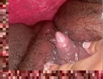 BBW Big Clit Edge & Pulsing Orgasm