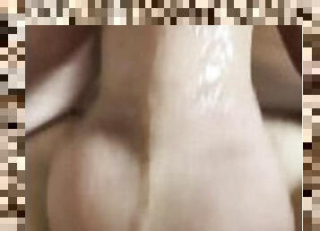 close up of pornstars Michaela McKenzie and johnholmesjunior fucking huge massive cock