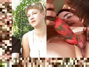 Ersties - Heie lesbische Dildo- und Strap-on-Action mit Ida und Claudia